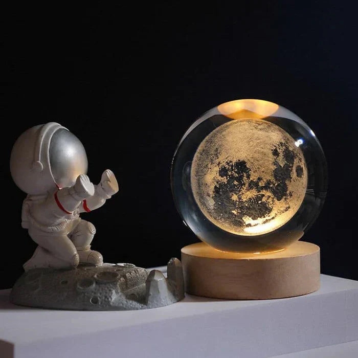 3D crystal ball LED night light – Casa & Cosy