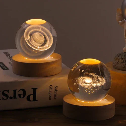 3D crystal ball LED night light alternative angle