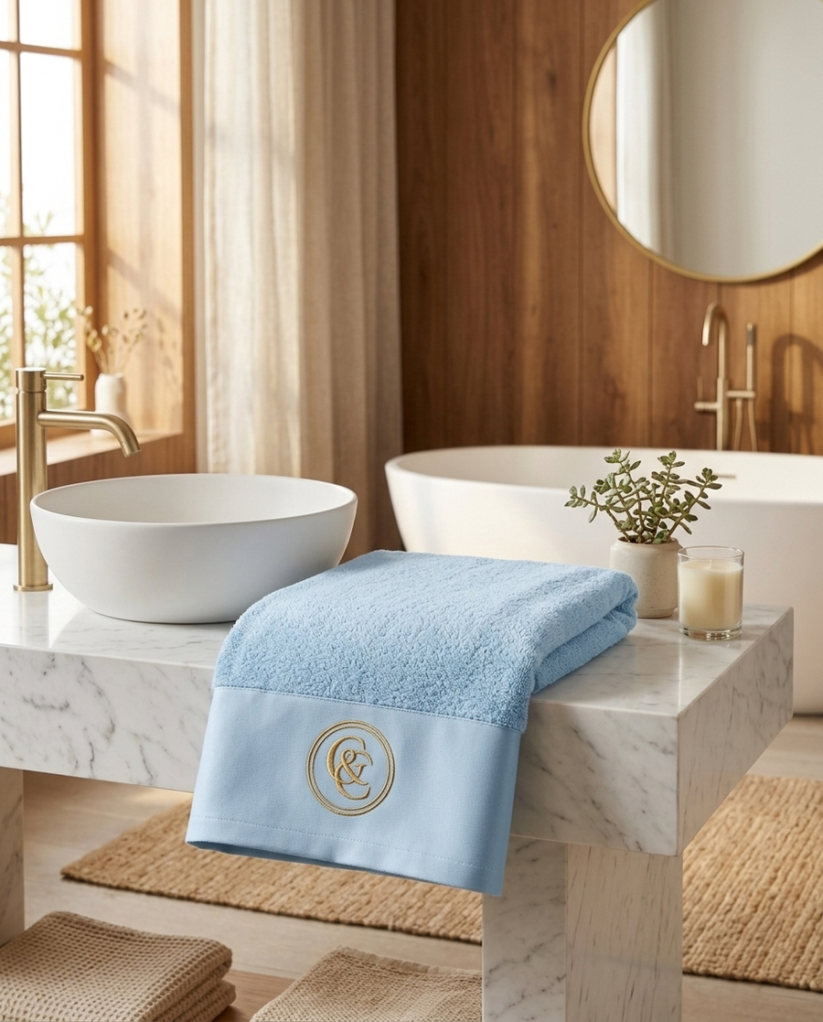 Casa & Cosy Cream lifestyle bathroom ladder rack