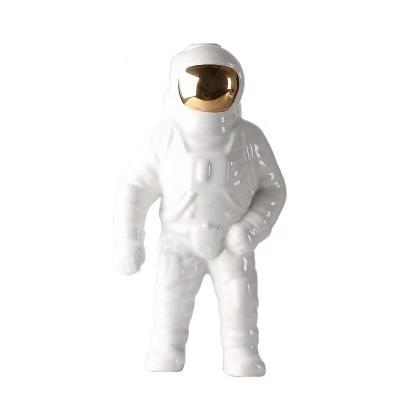 Astronaut flower vase decorative planter colour option